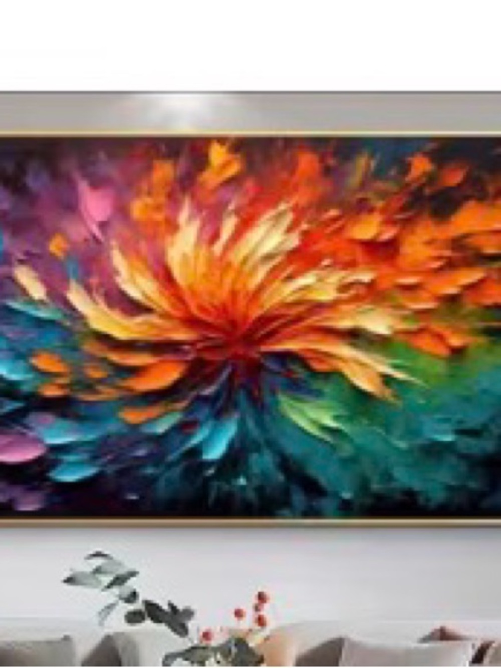 16 x 32” colorful 5D diamond painting kit